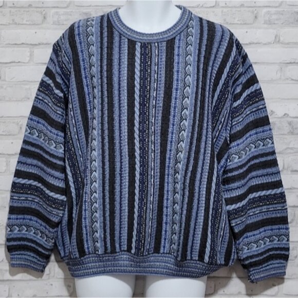 Norm Thompson Vintage Striped Sweater - Picture 1 of 4